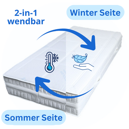 NC Exclusive Matratze mit innovativem Kühlbezug 25 cm 540 Federn/2m²